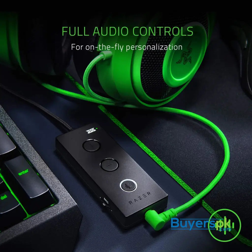 Razer Kraken Tournament Edition - Wired Gaming Headset with USB Audio Controller - Black - Headset Razer Kraken Tournament Edition - Wired Gaming Headset with USB Audio Controller - Black - Headset